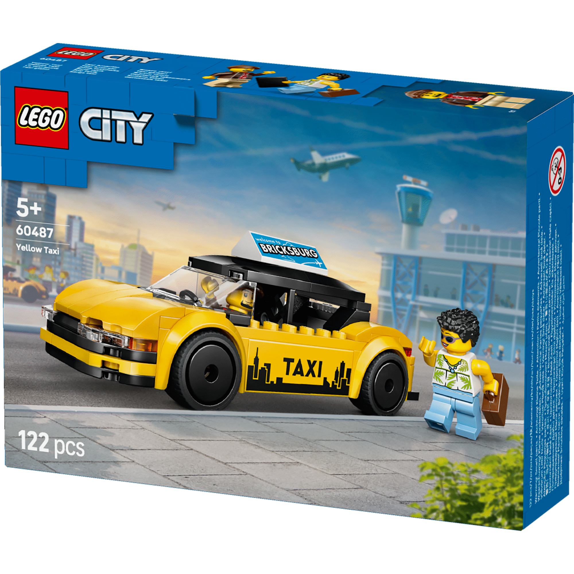 LEGO City - T&aacute;xi Amarelo - 60487