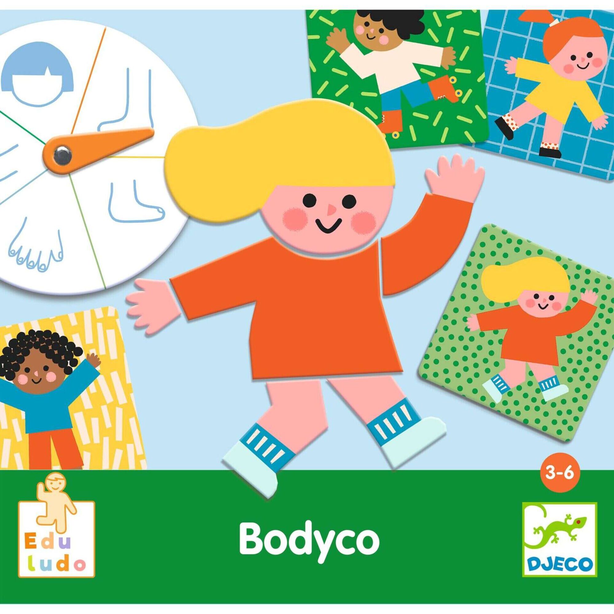 Djeco - Jogo Bodyco para Integrar O Corpo Humano