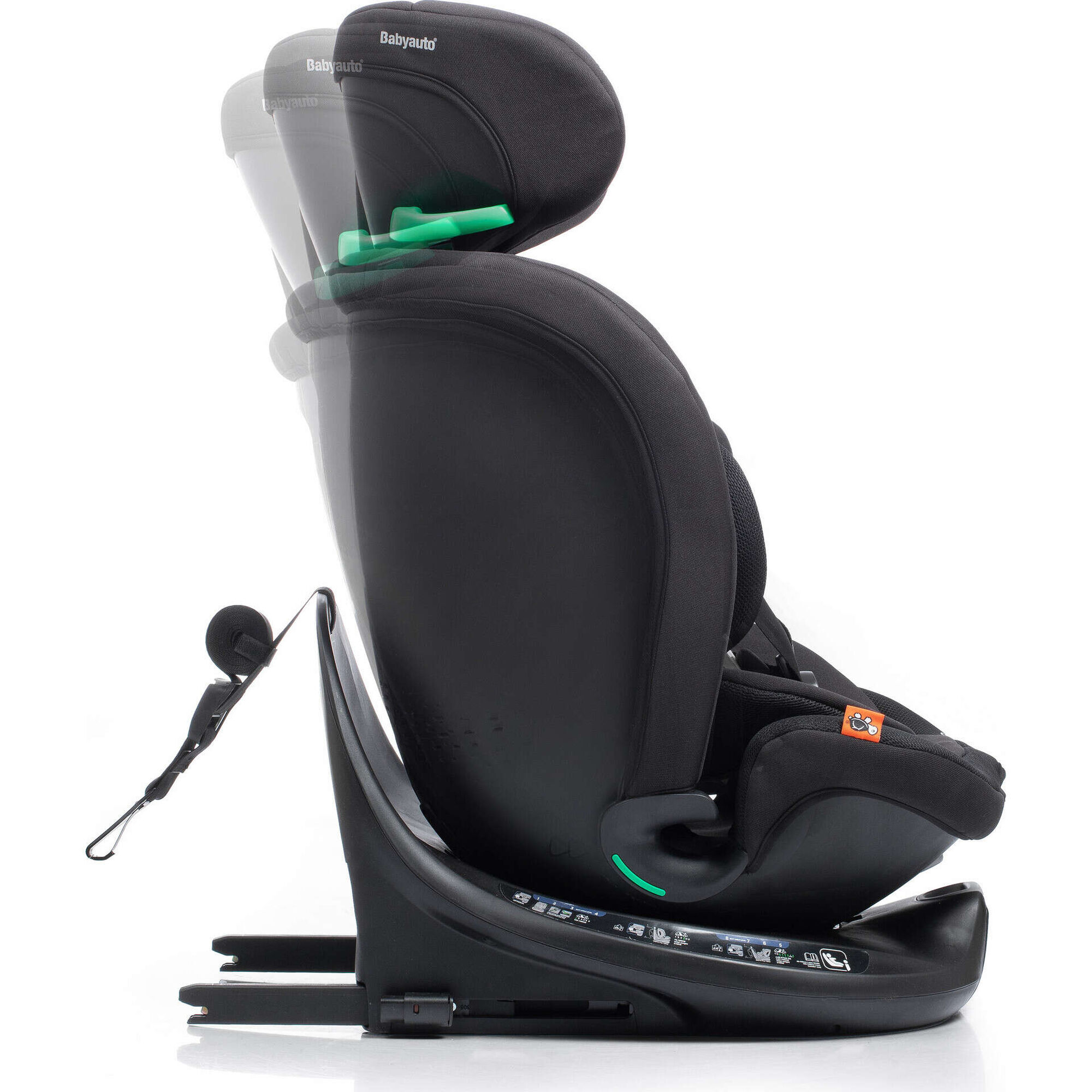 Cadeira Auto I-Size 40-150 Kanda Preta Babyauto