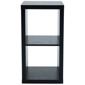 Estante 1x2 Preta Cubos