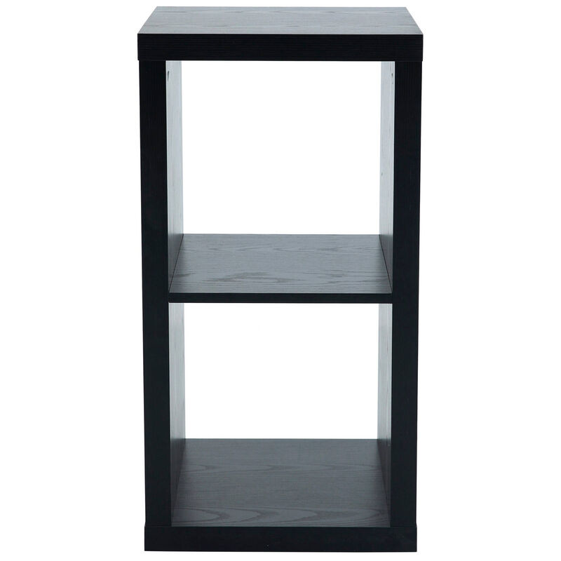Estante 1x2 Preta Cubos Kasa