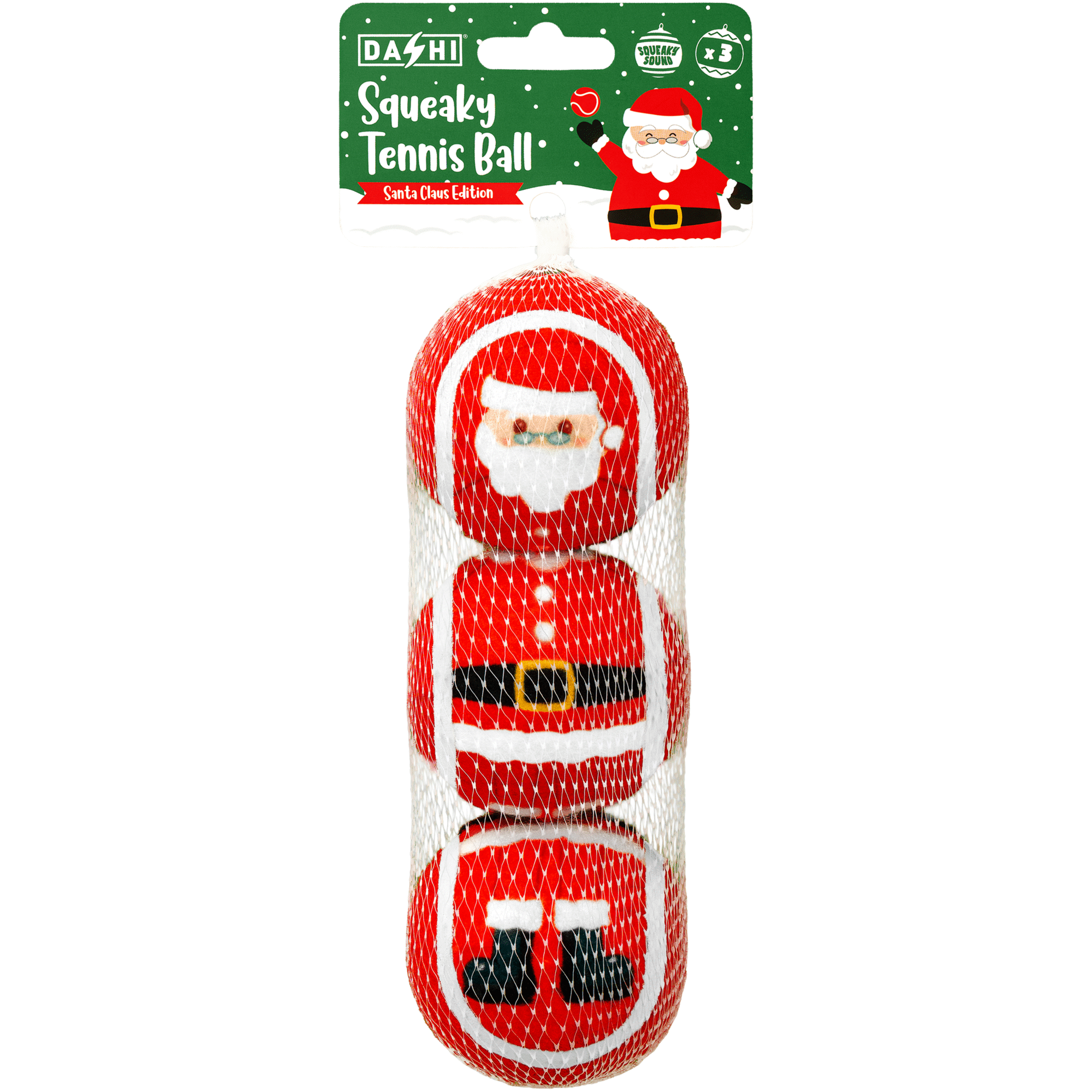 Brinquedo para C&atilde;o Bolas Natal Dashi