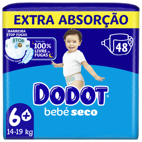 Fraldas Bebé Seco Extra 14-19kg T6+