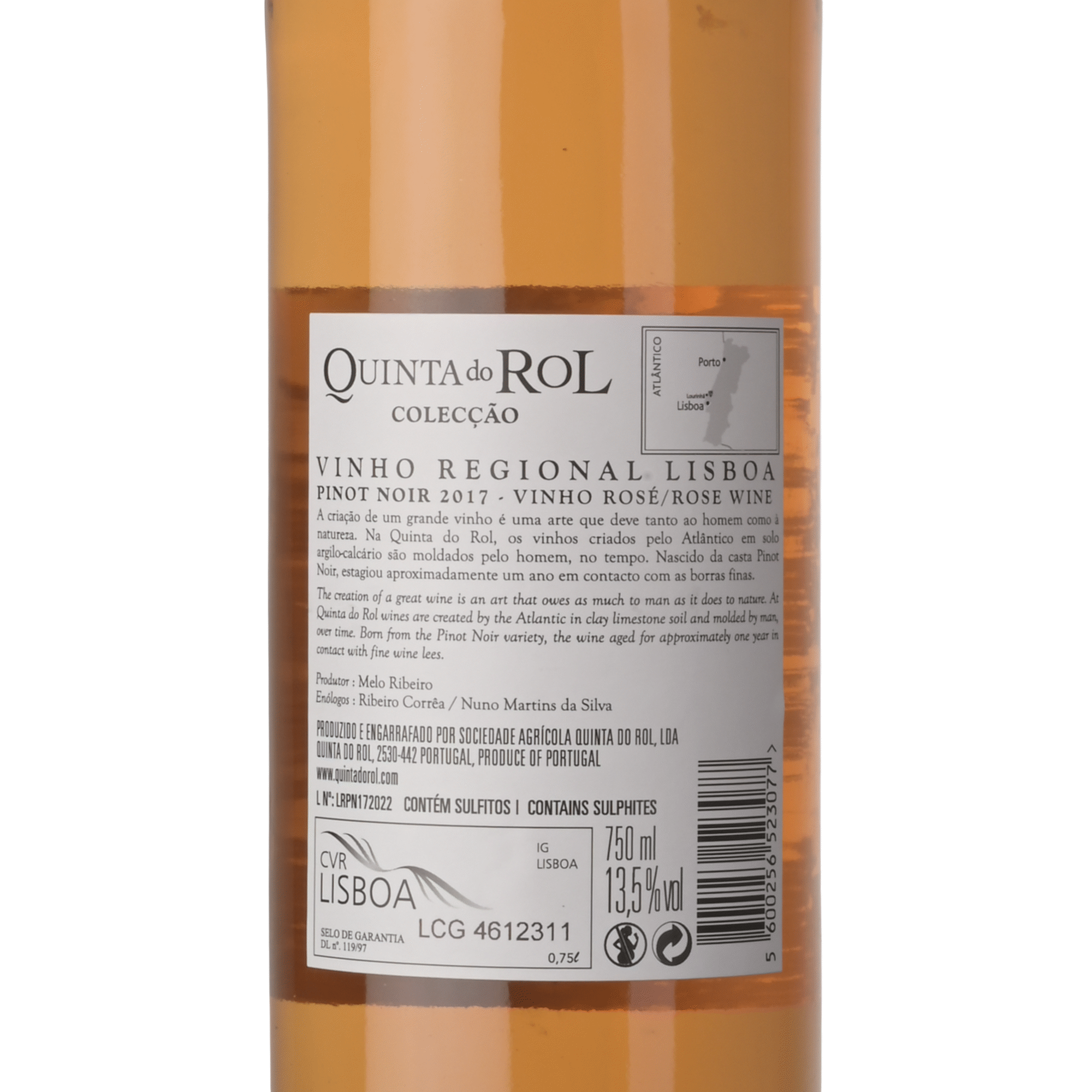 Quinta do Rol Colec&ccedil;&atilde;o Pinot Noir Vinho Ros&eacute;