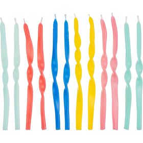 Conjunto 12 Velas Torcidas