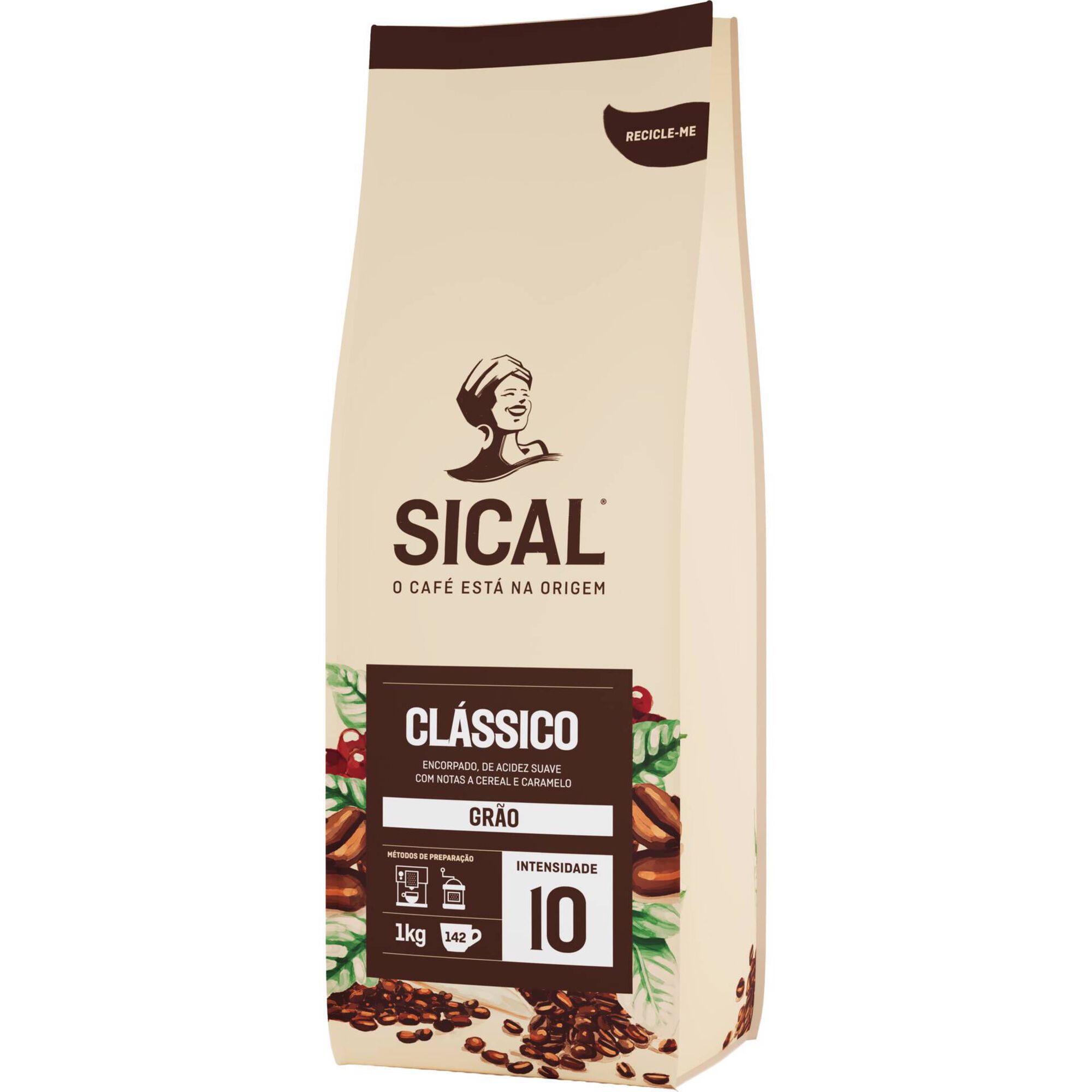 Caf&eacute; em Gr&atilde;o Torrado 5 Estrelas Lote Cl&aacute;ssico Int 10 Sical