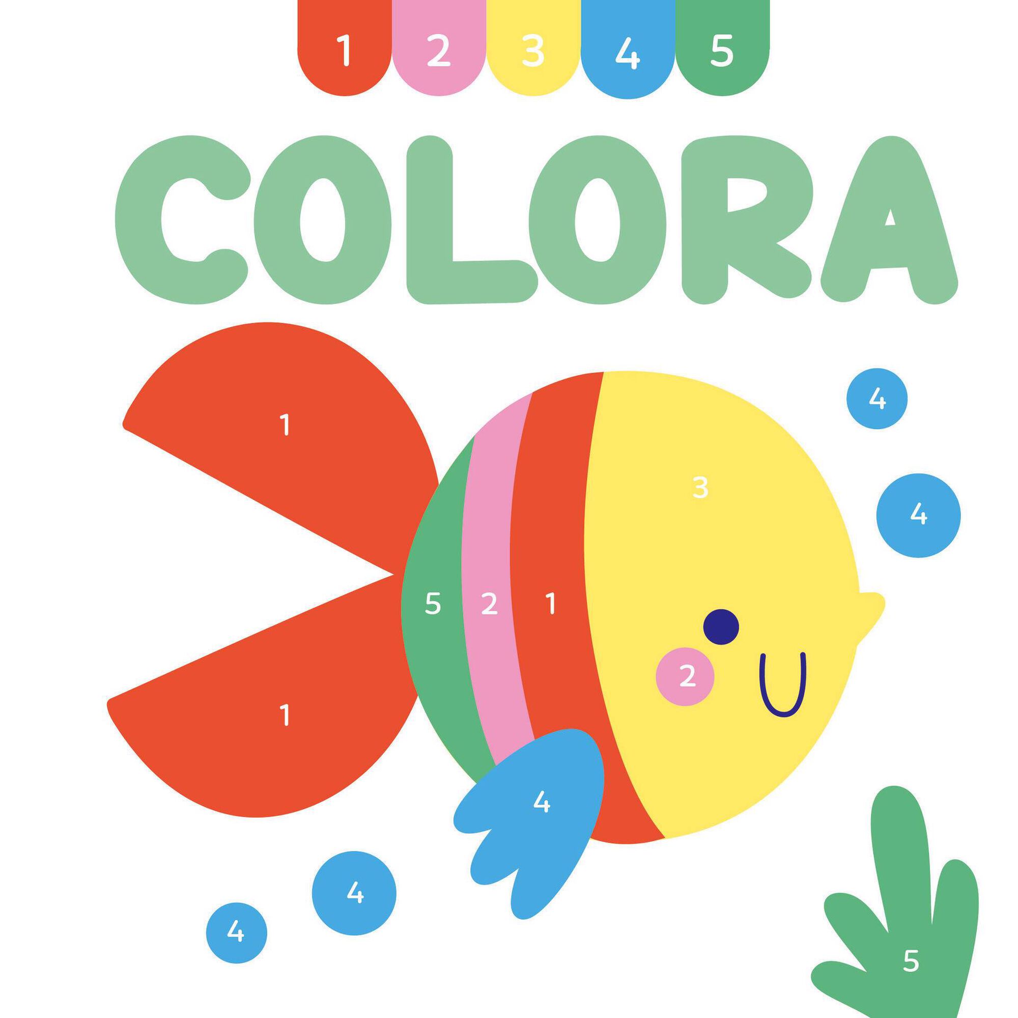 1-2-3-4-5 Colora - Peixe 1-2-3-4-5 Colora - Peixe