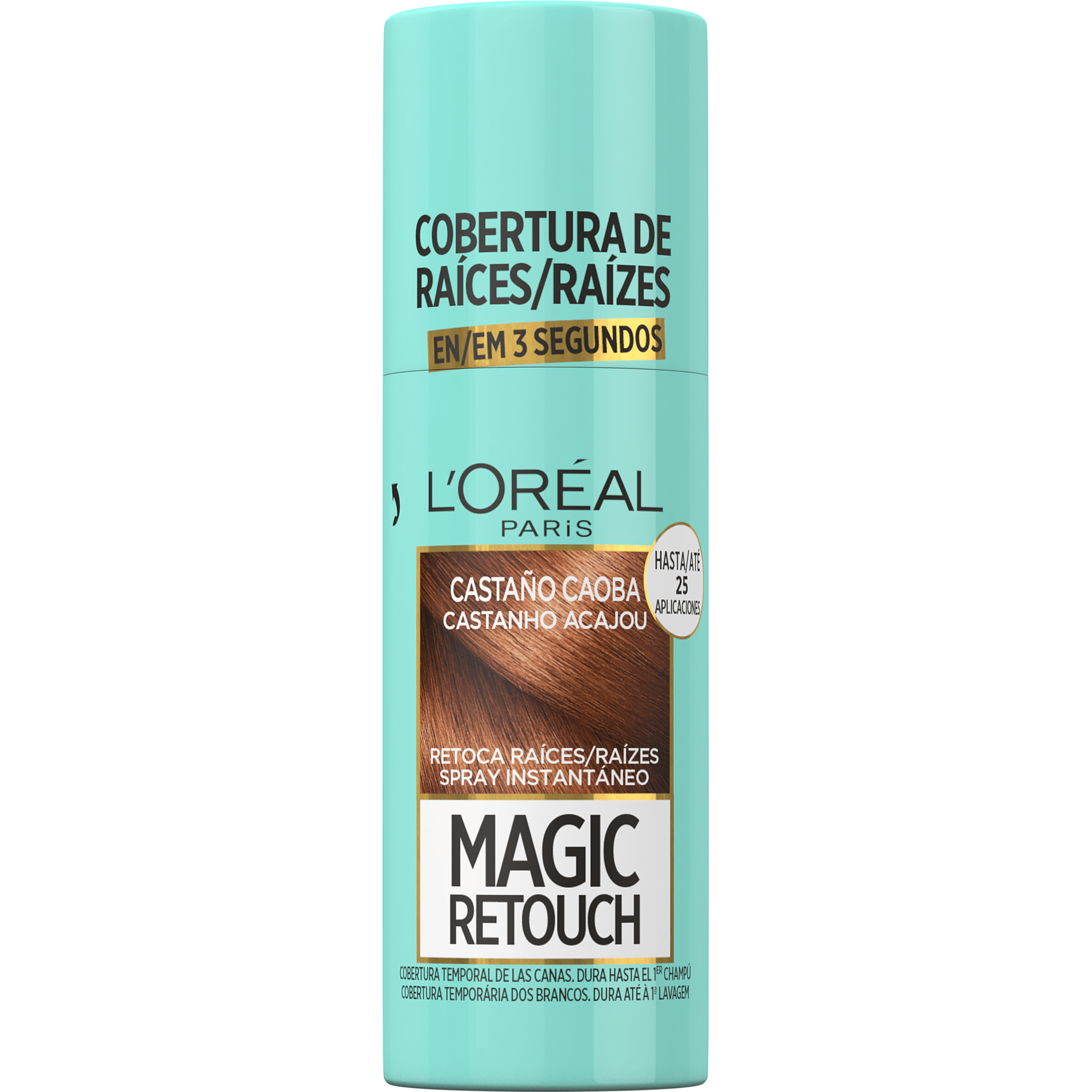 Coloração Retoca Raízes Magic Retouch Spray Acajou 6