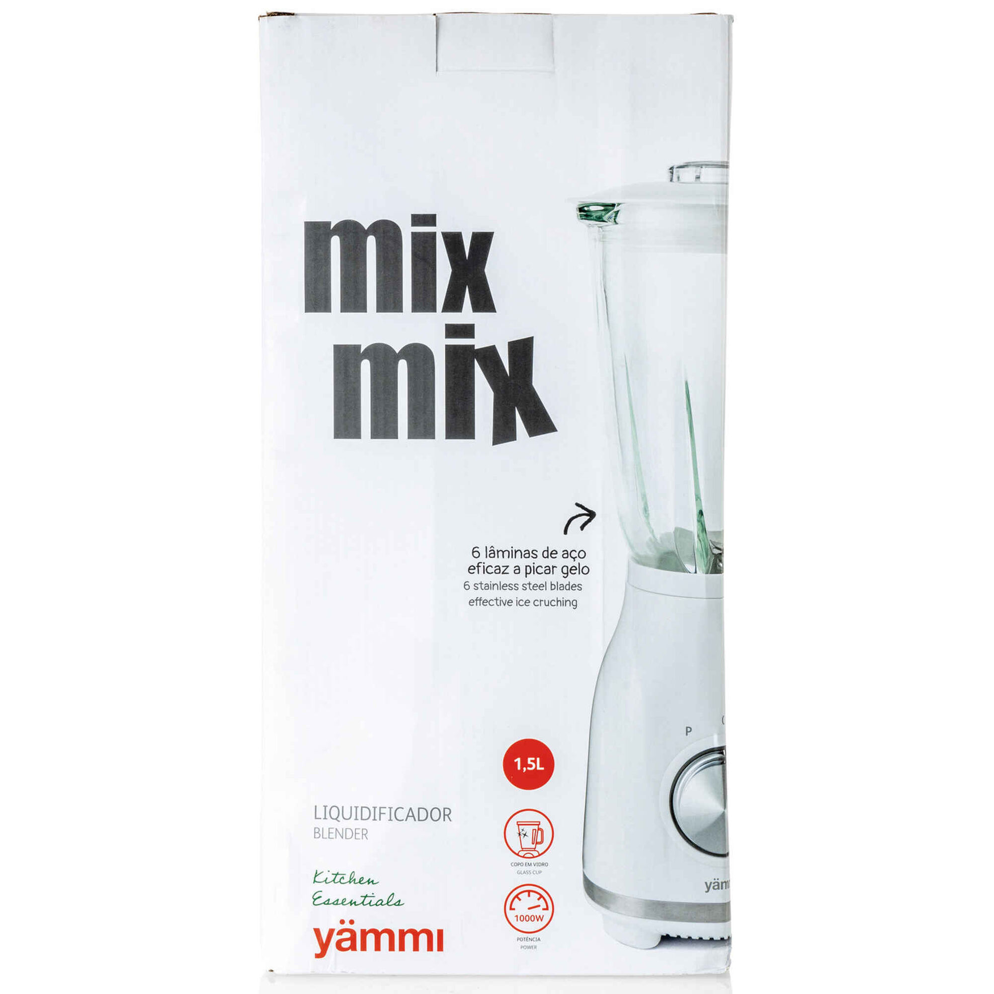 Liquidificador 1,5L Branca 1000W Liquidificador 1,5L Branca 1000W