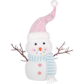 Boneco de Neve Boy 20cm Pastel
