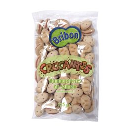 Snack para C&atilde;o Hamburgueres de Salm&atilde;o Crocantes Bribon