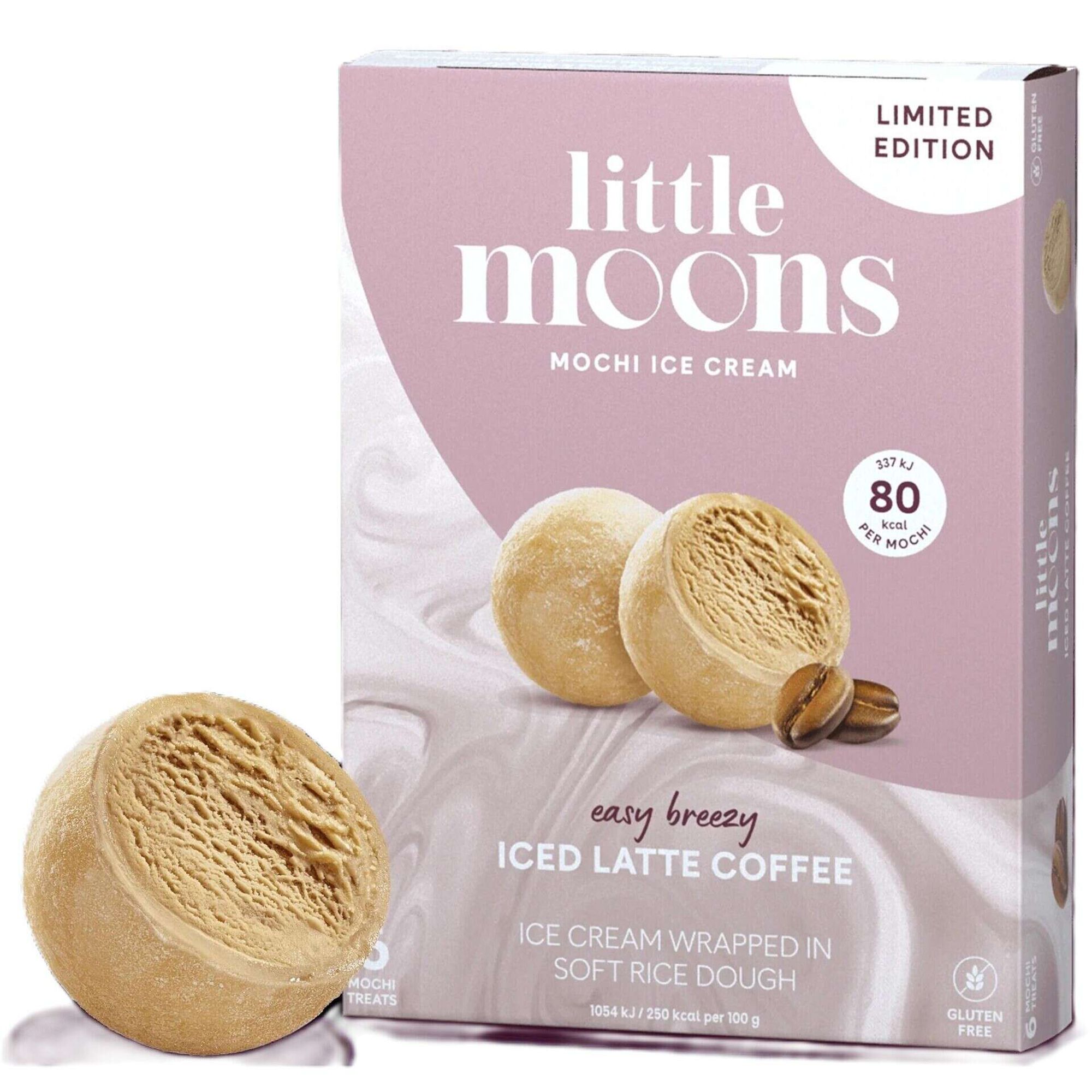 Gelado Mochi Caf&eacute; Latte Vegan Little Moons