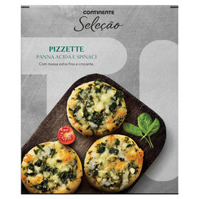 Pizzettes Espinafres e Creme Azedo