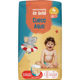 Fralda Cueca Aqua 9-15Kg T4 Continente do Beb&eacute;