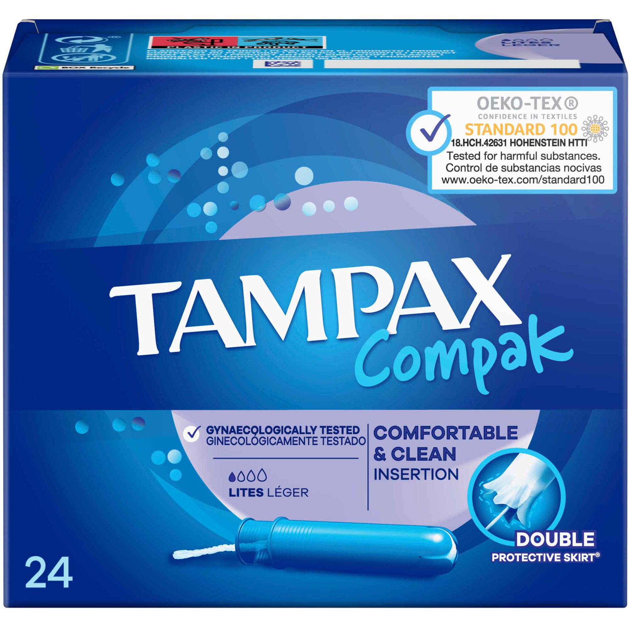 Tampão com Aplicador Compak Ligeiro