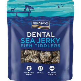 Snacks para C&atilde;o Peda&ccedil;os de Pele de Peixe Seco Fish4Dogs