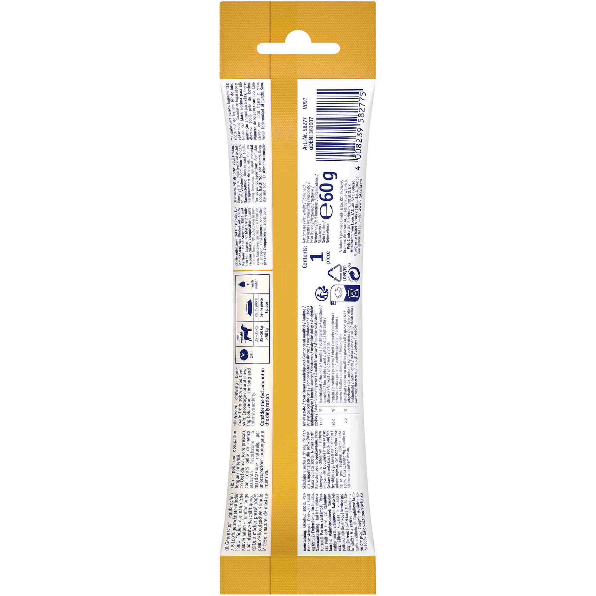 Snack para Cão Osso Mastigável 14 cm