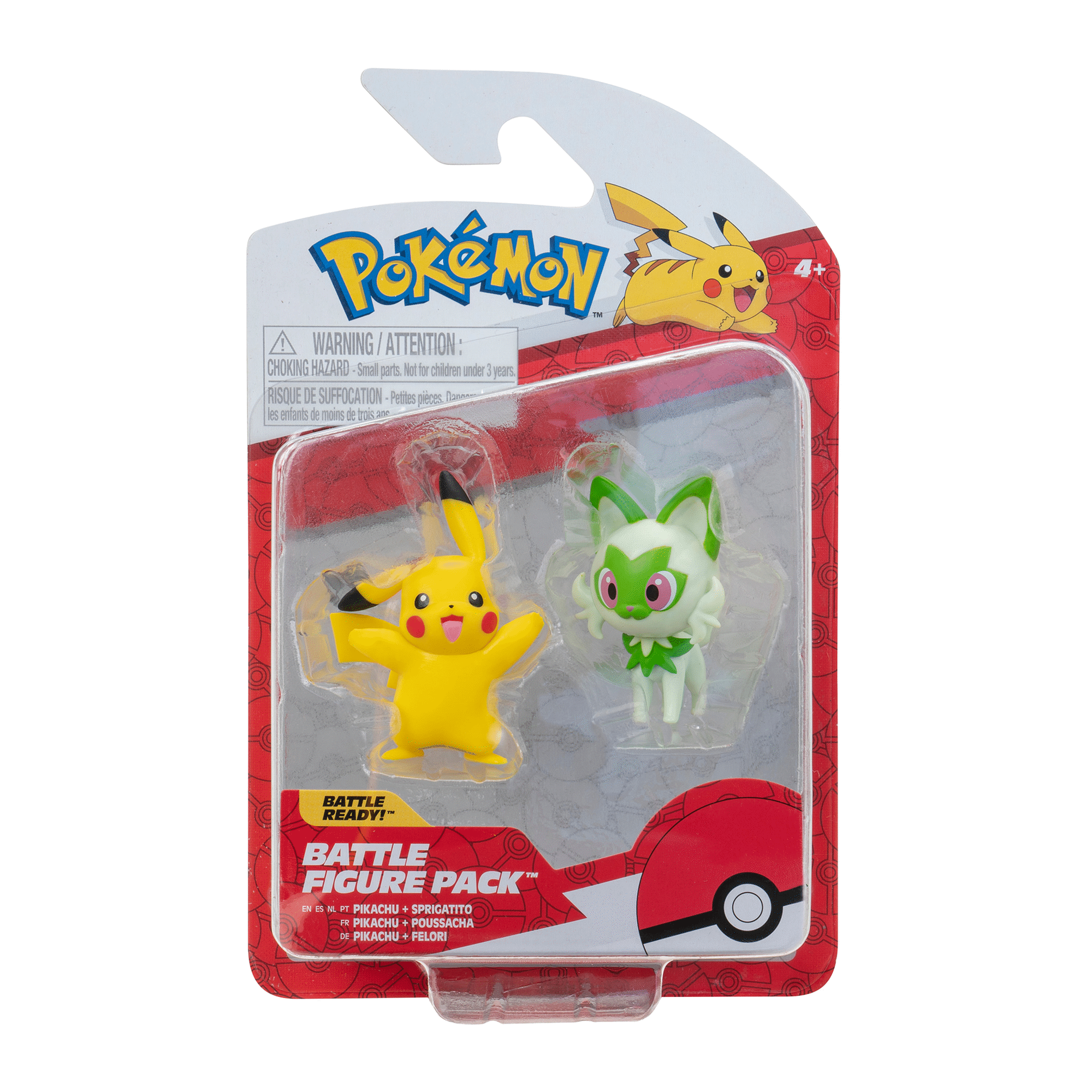 Pack de Combate Figuras Pokémon Kanto (vários modelos)