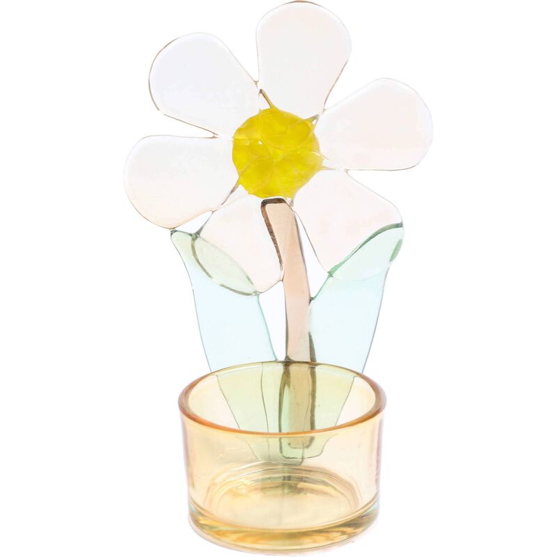 Suporte de Vela 12cm Flor Alta Kasa