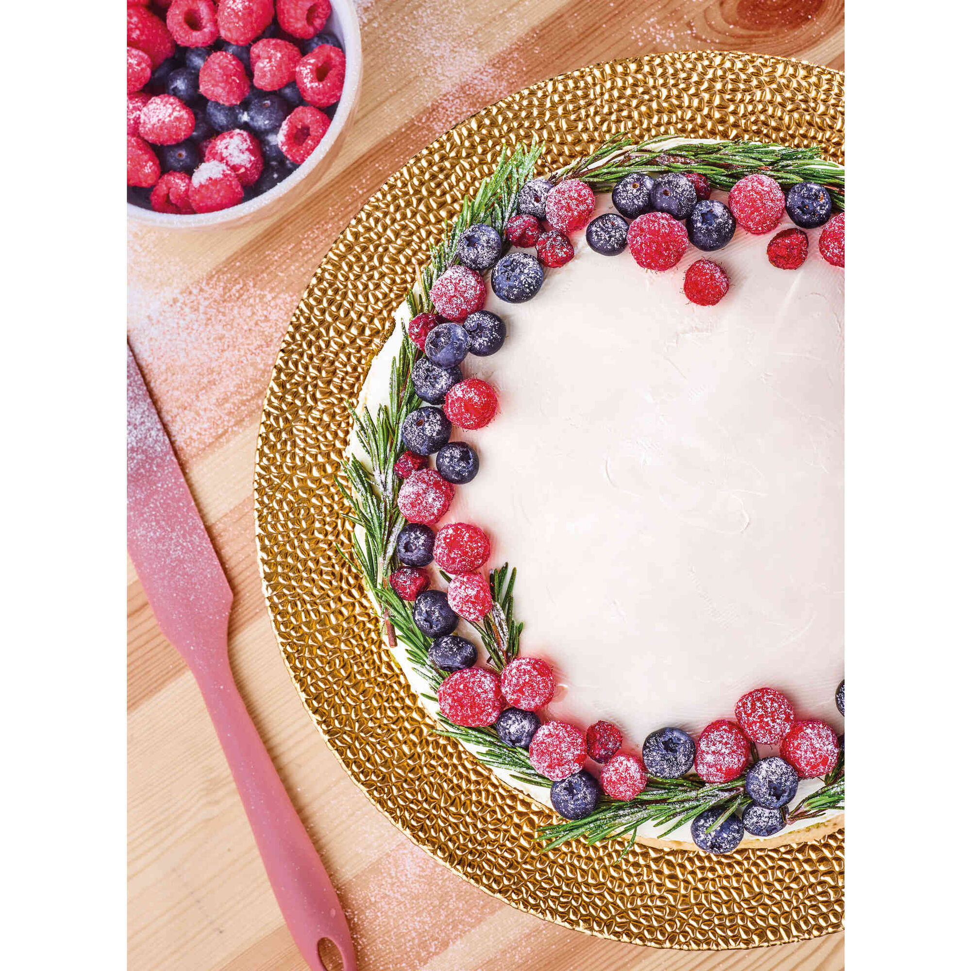 Prato Marcador 33cm Dourado Martelado