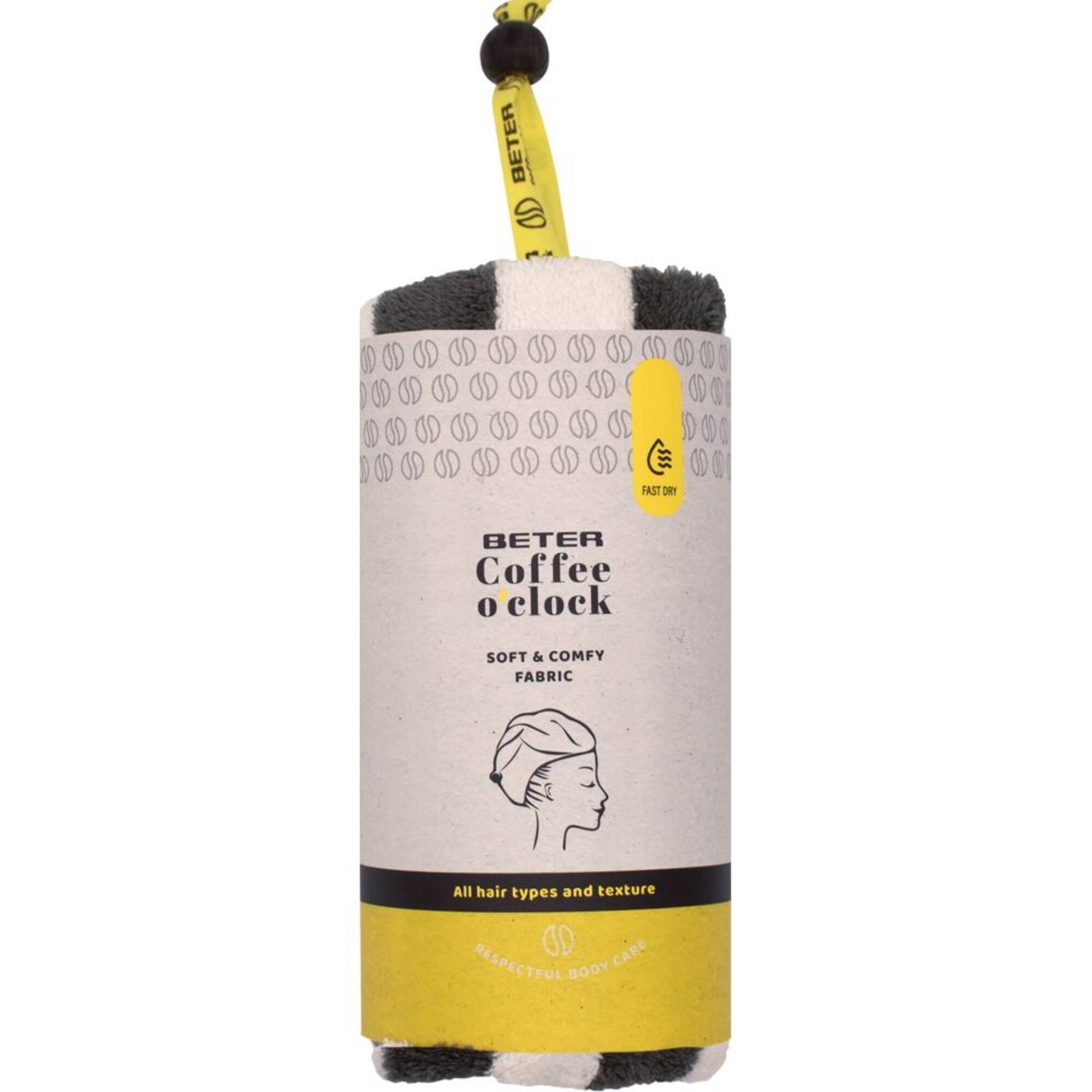 Toalha Turbante Cabelo Coffee o'clock BETER
