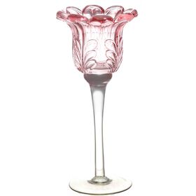 Suporte de Vidro 23cm Tulipa Kasa