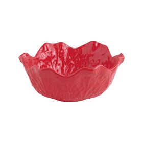 Saladeira Grés 21cm Vermelho Aveiro
