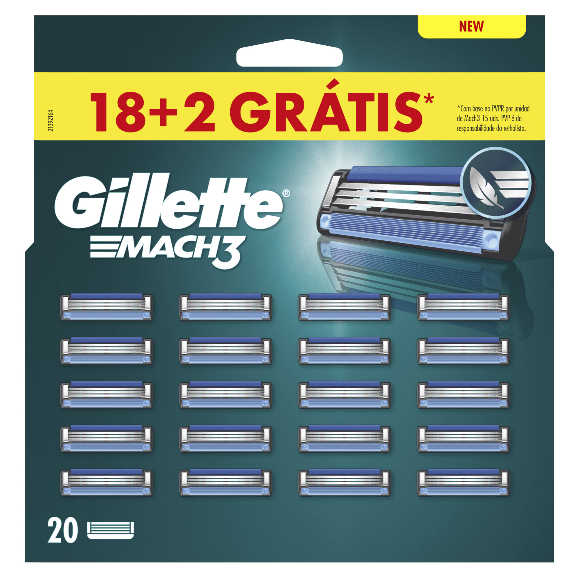 Recarga de Lâminas Mach3