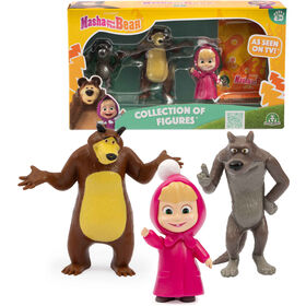 Pack de 4 Figuras Masha e o Urso