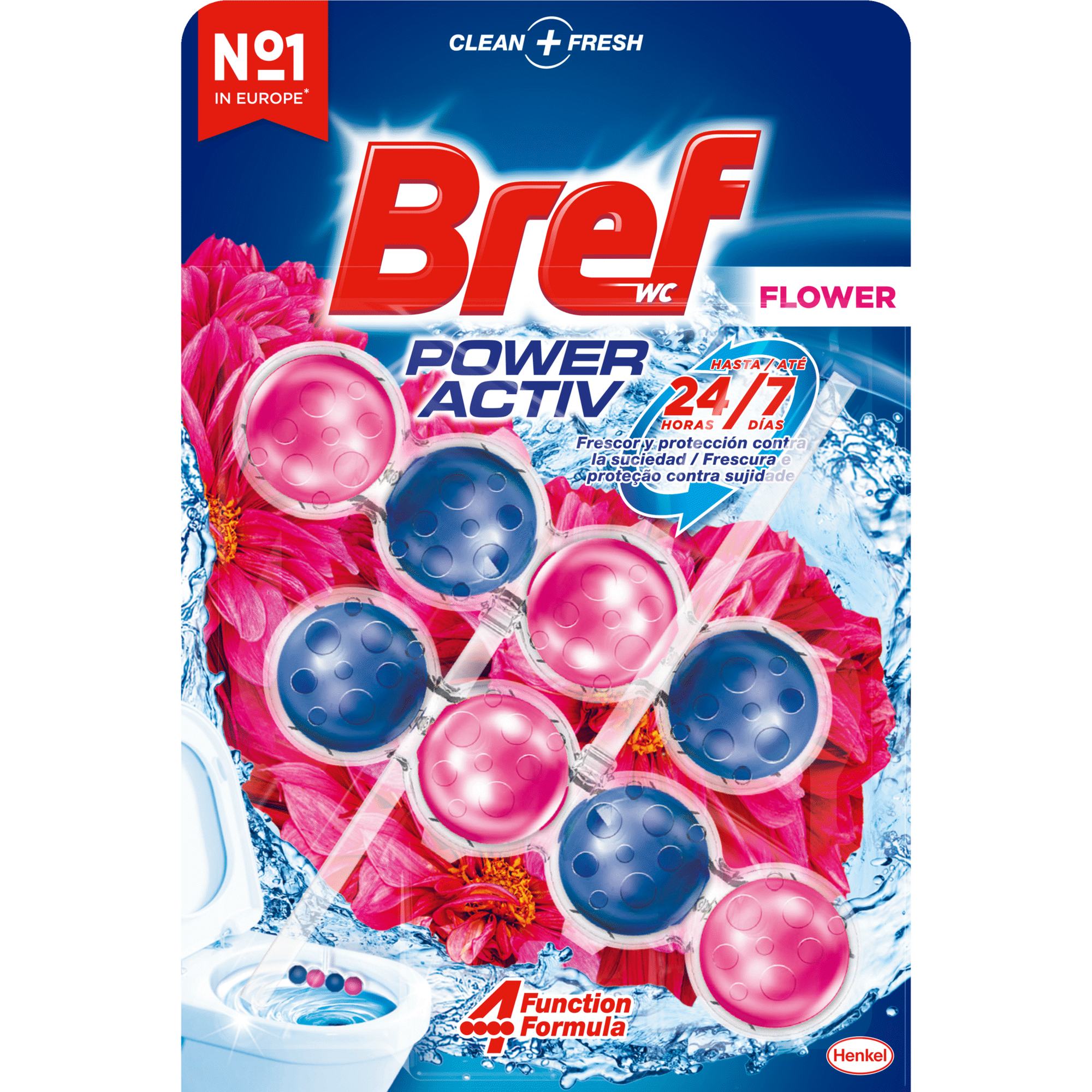 Bloco Sanit&aacute;rio Power Activ Floral Bref