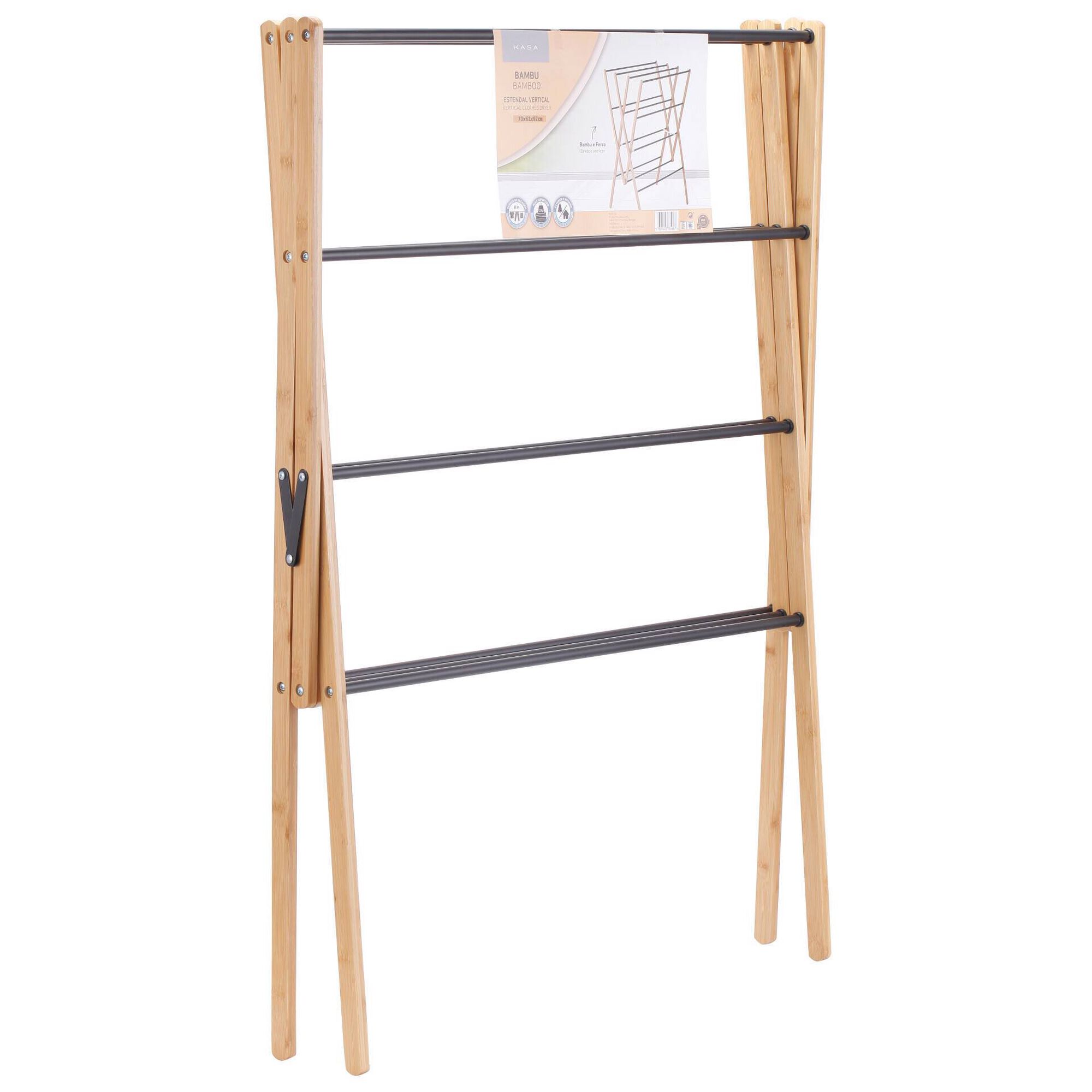 Estendal Ch&atilde;o Vertical Bambu 8m Kasa