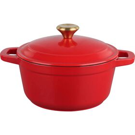 Ca&ccedil;arola Ferro Fundido 2,6L Vermelho Kasa