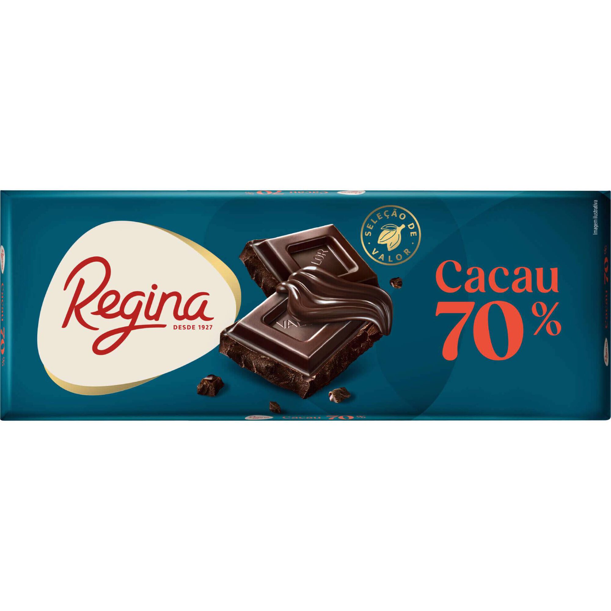 Tablete de Chocolate Cacau 70% Regina