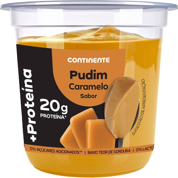 Pudim +Proteína Caramelo Continente