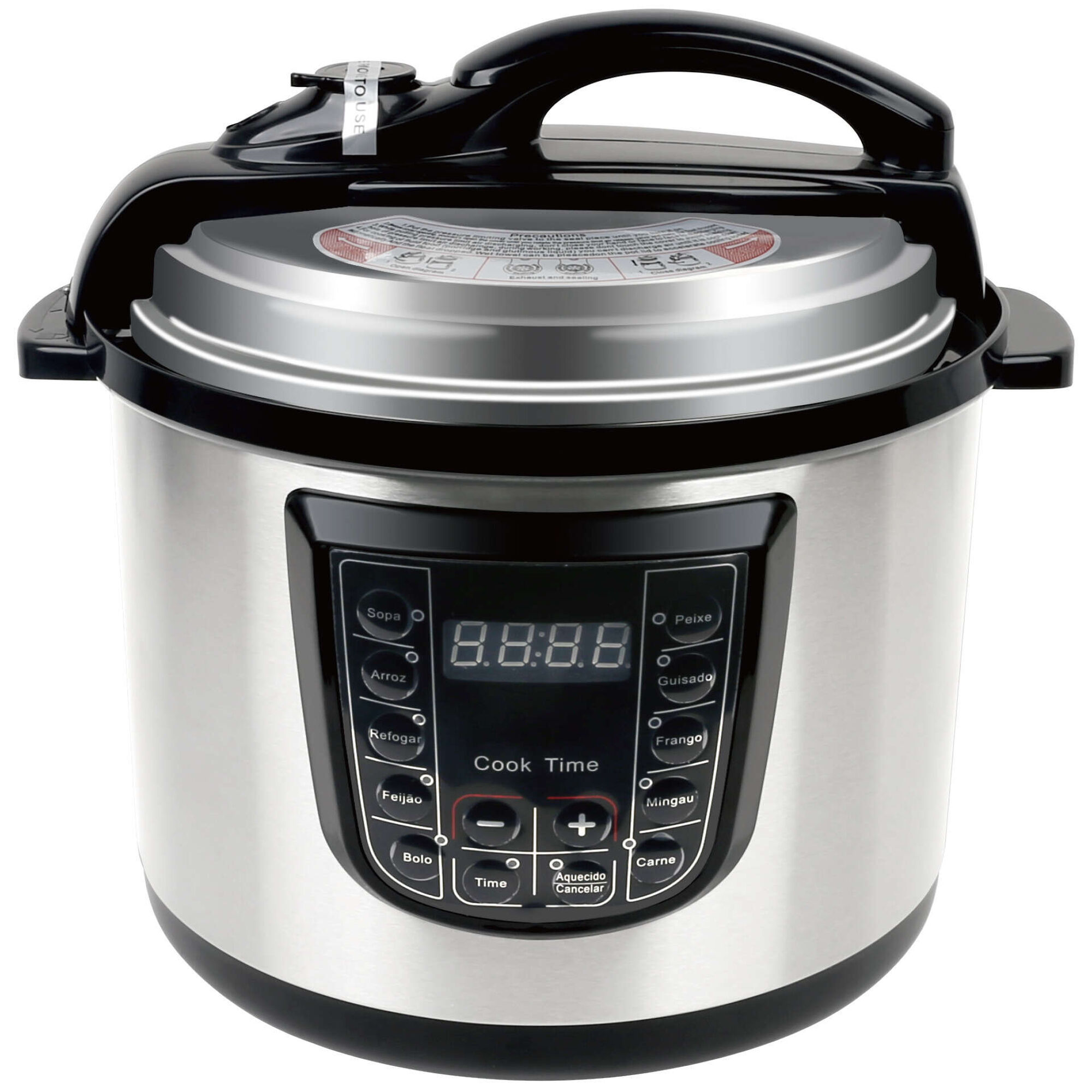 Panela Autom&aacute;tica Multifun&ccedil;&otilde;es Preta 5L Bazar&atilde;o