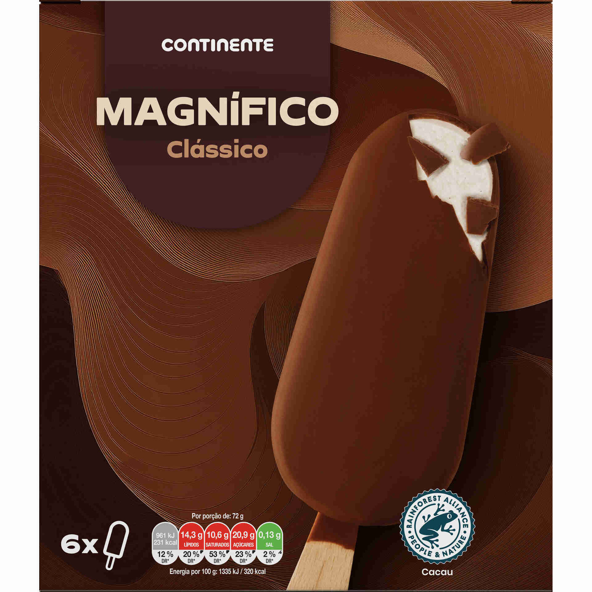 Gelado Magnífico Chocolate Gelado Magnífico Chocolate