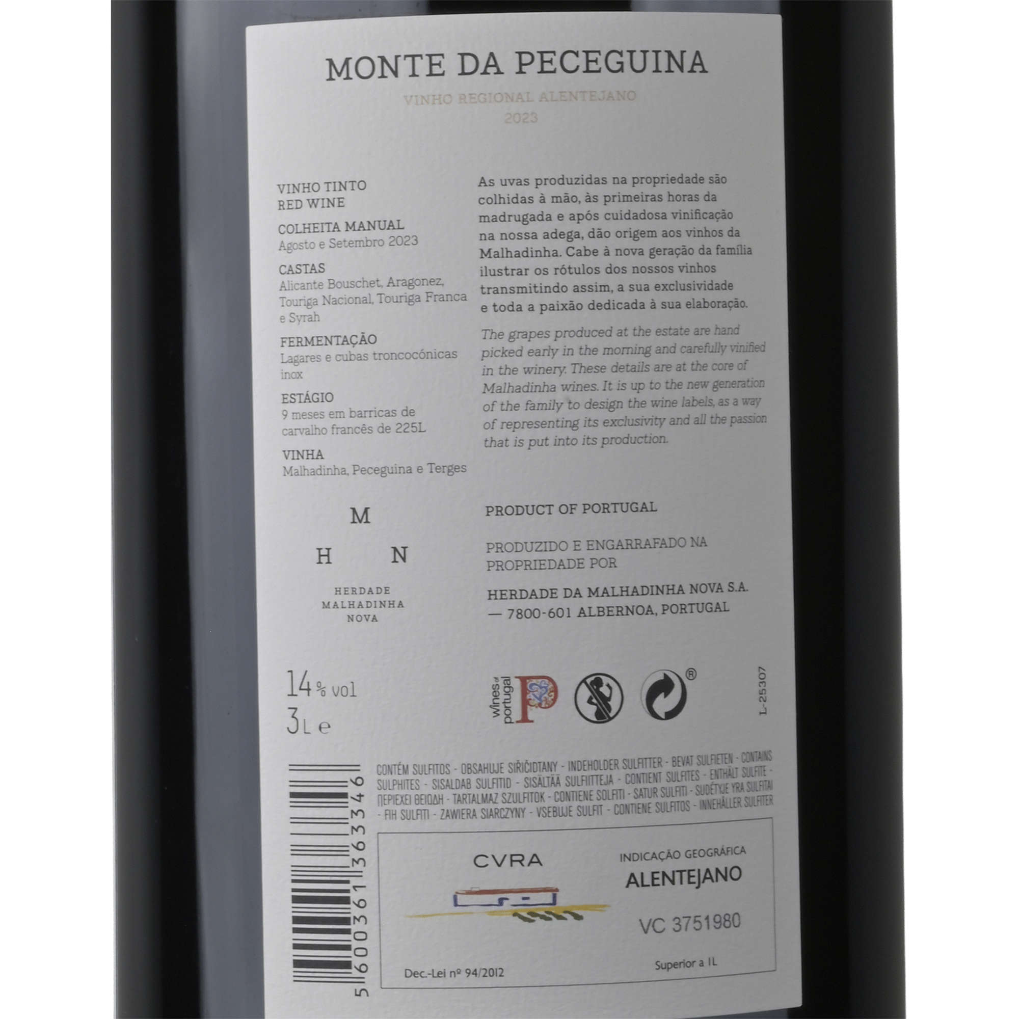 Monte da Peceguina Vinho Tinto