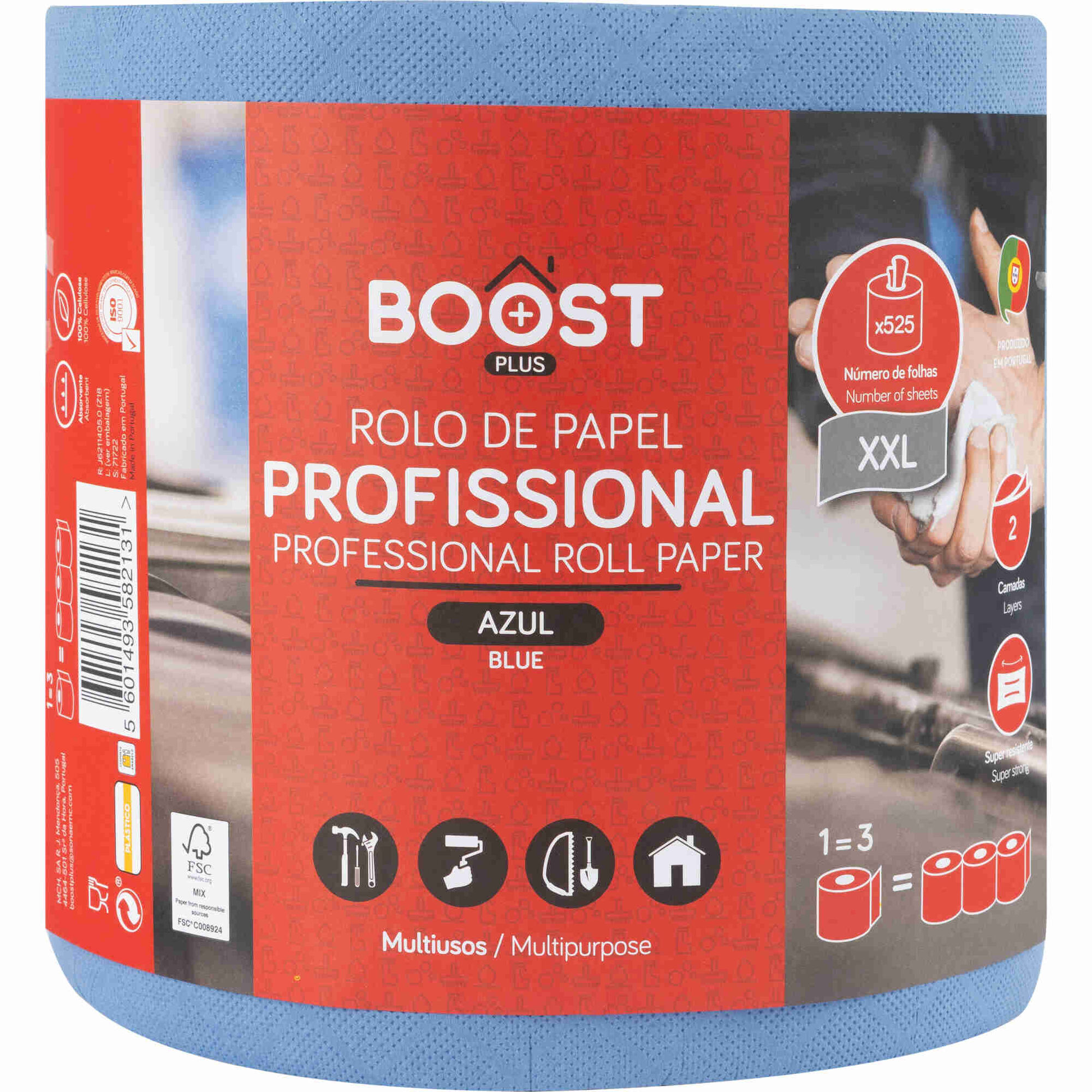 Rolo Multiusos Azul