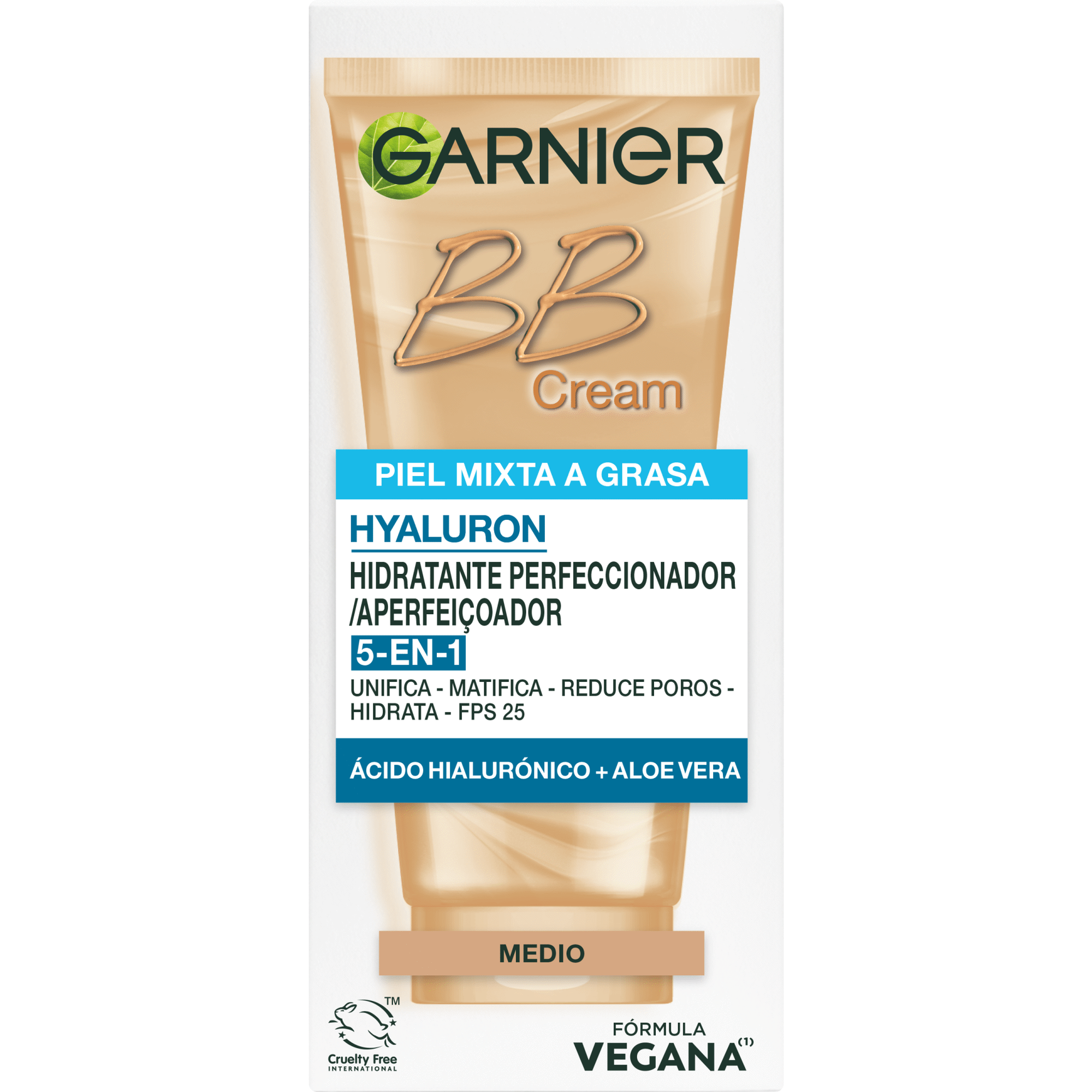 BB Cream Aperfei&ccedil;oador Sublime M&eacute;dio Pele Mista e Oleosa Garnier