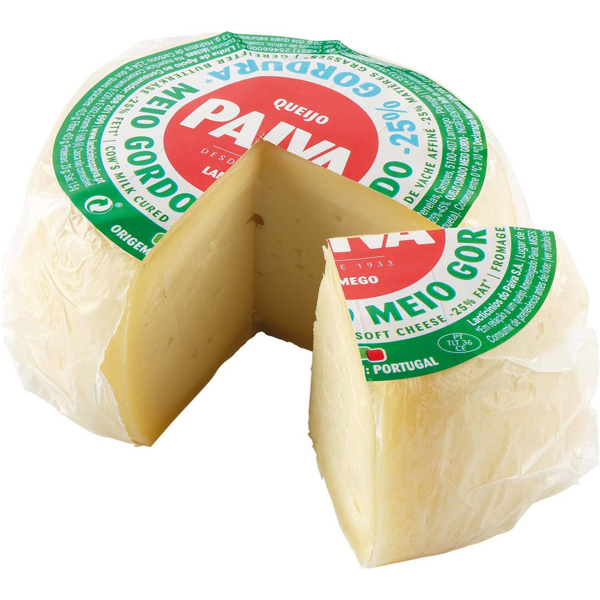 Queijo de Vaca Curado Meio Gordo Paiva