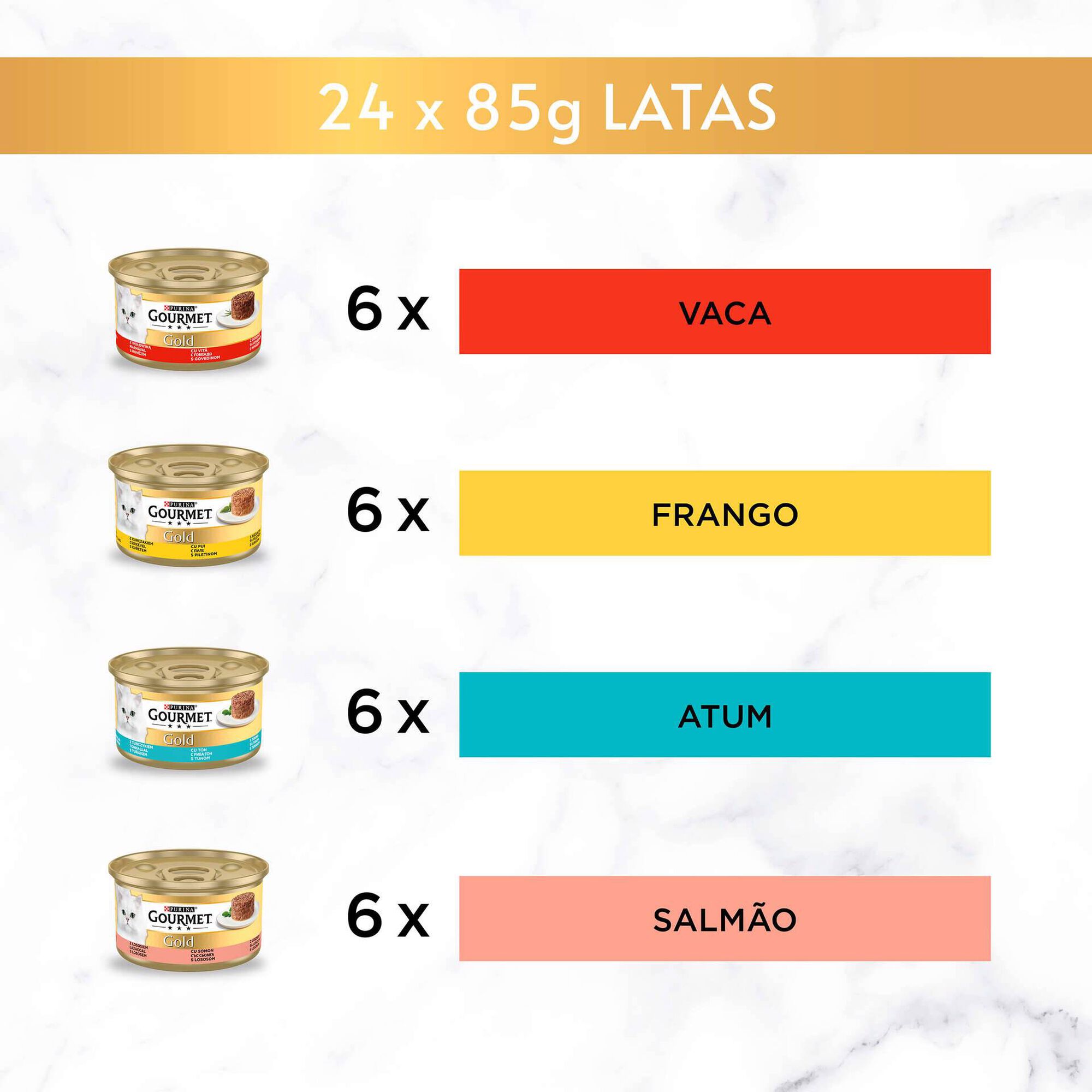 Comida Húmida para Gato Adulto Tartelette Seleção Sabores