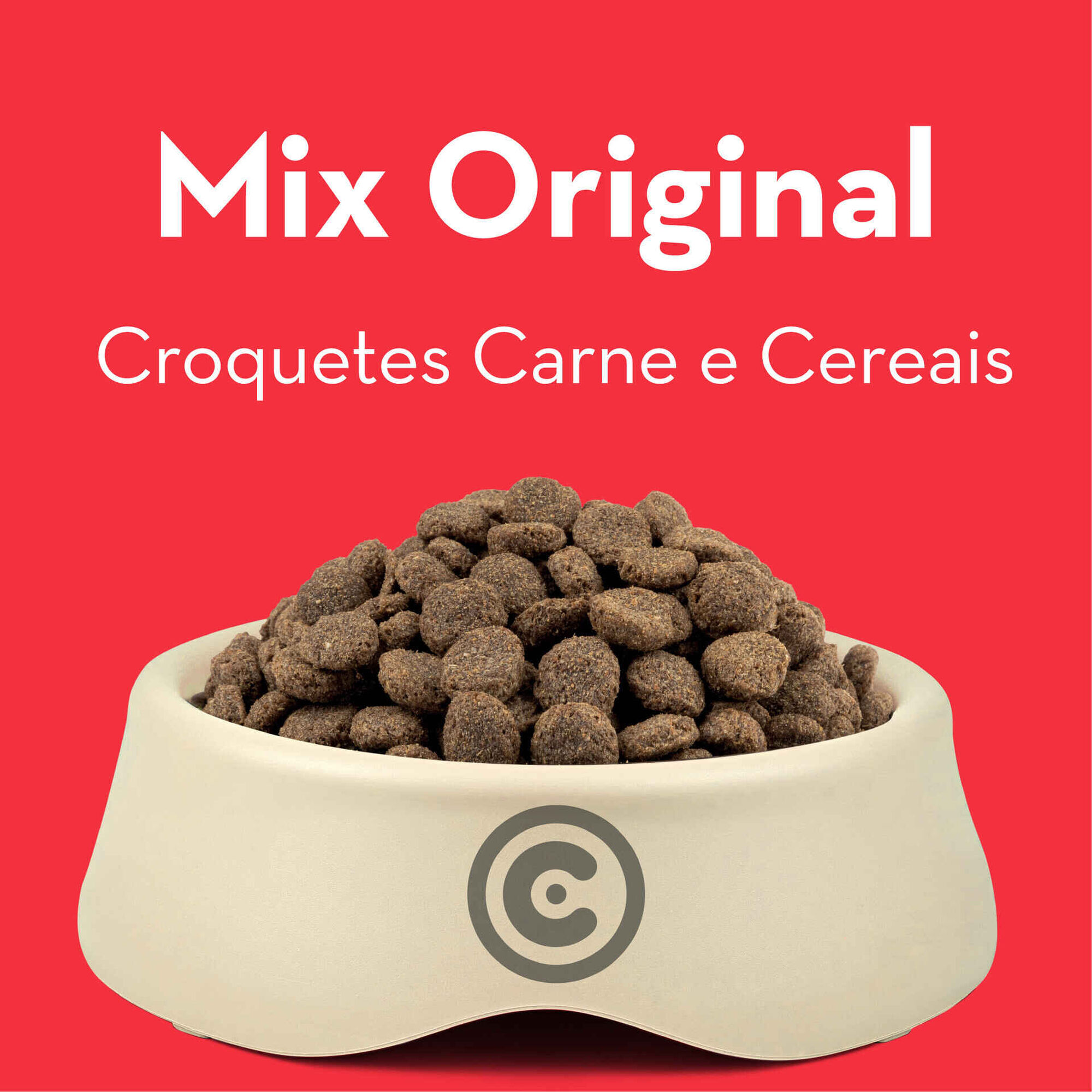 Ra&ccedil;&atilde;o para C&atilde;o Croquetes Carne e Cereais Continente Pet Basic