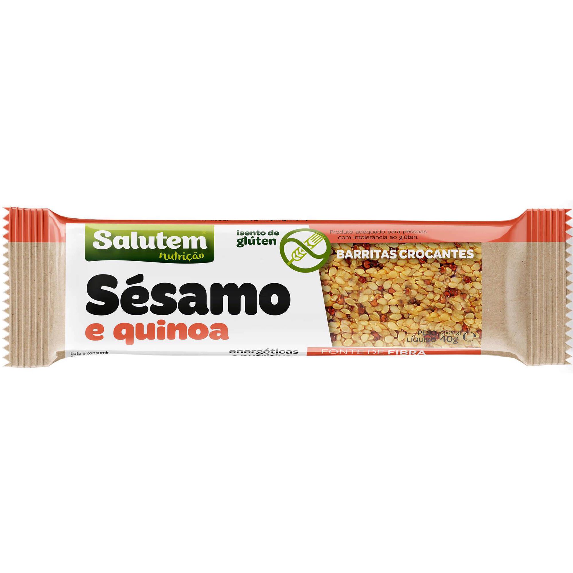 Barra de Cereais de Sésamo e Quinoa Barra de Cereais de Sésamo e Quinoa