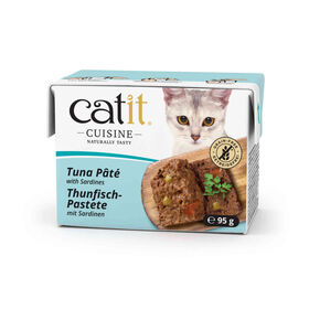 Comida H&uacute;mida para Gato Pate Atum e Sardinha Catit