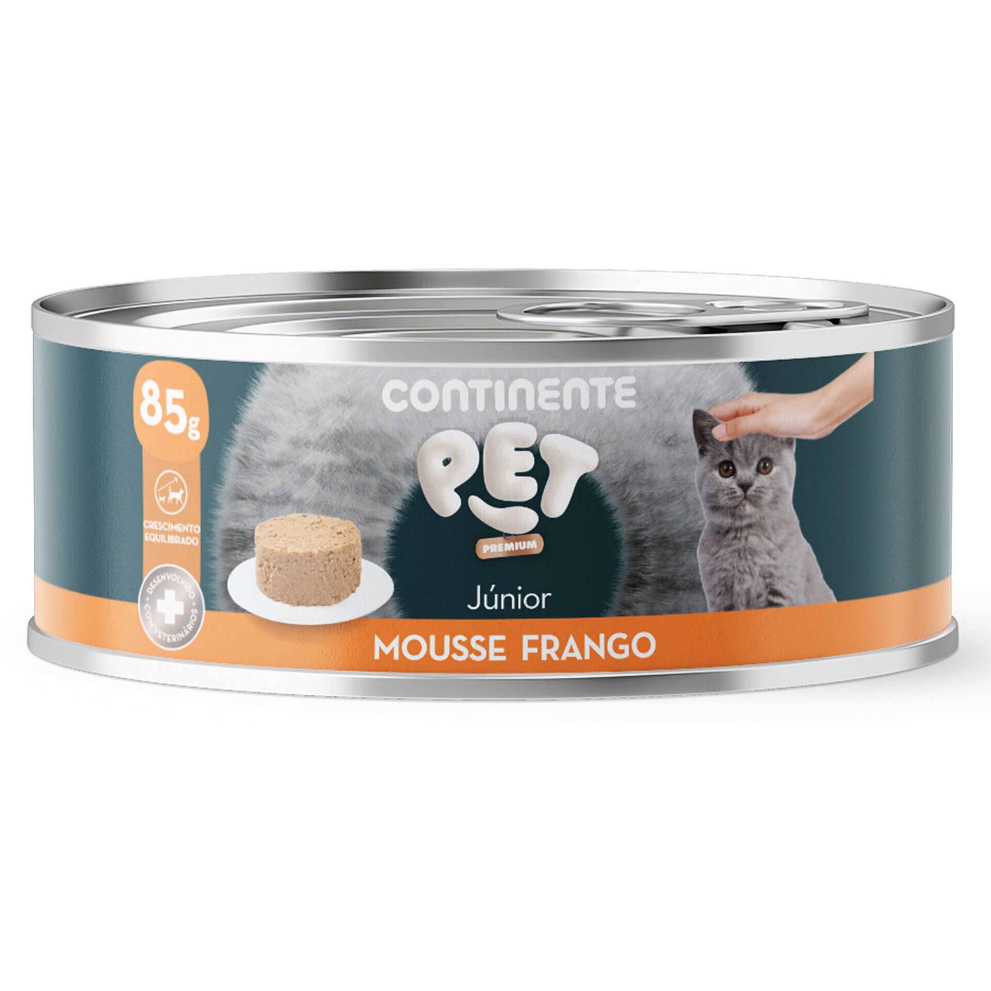 Comida Húmida para Gato Júnior Mousse Frango