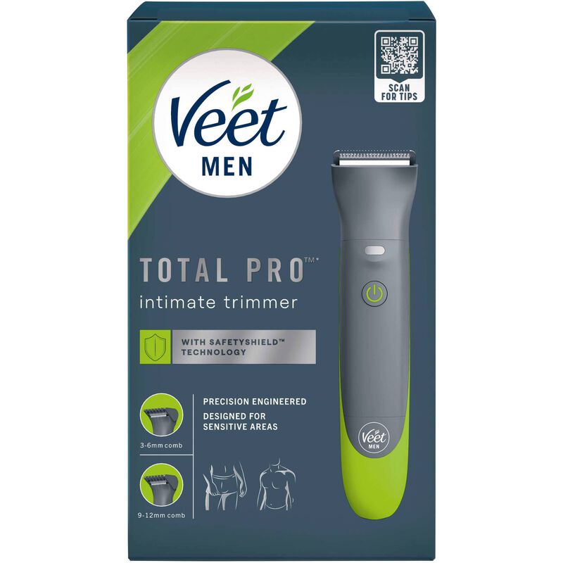 Aparador Elétrico Total Pro Intimate Trimmer Men Veet