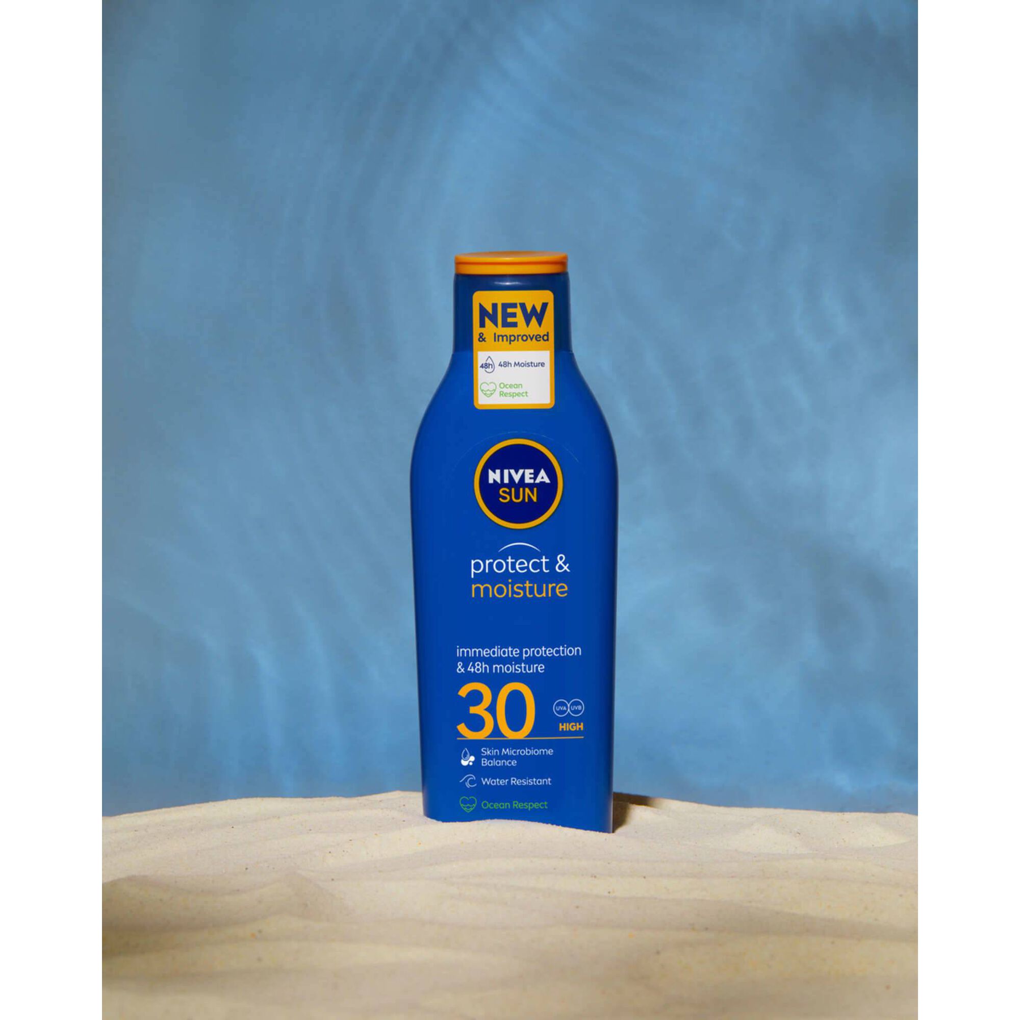 Protetor Solar Lo&ccedil;&atilde;o Protect & Moisture FPS 30 Nivea Sun