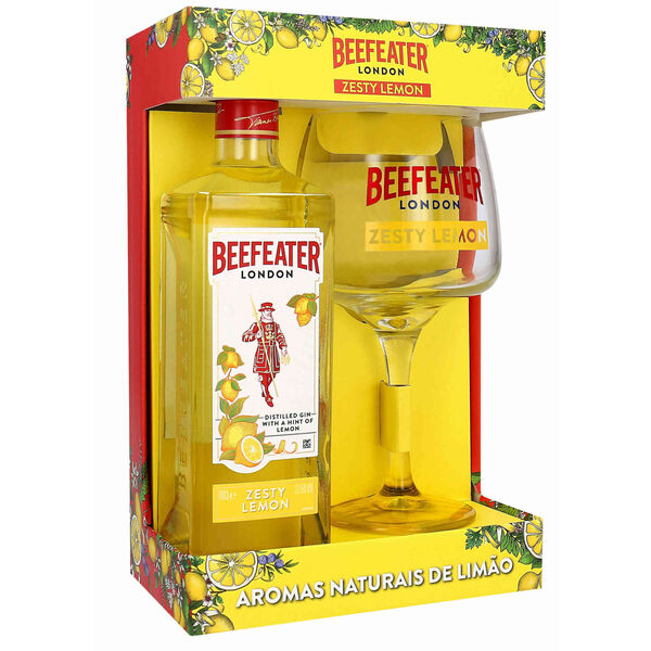 Beefeater Gin Zesty Lemon com Copo