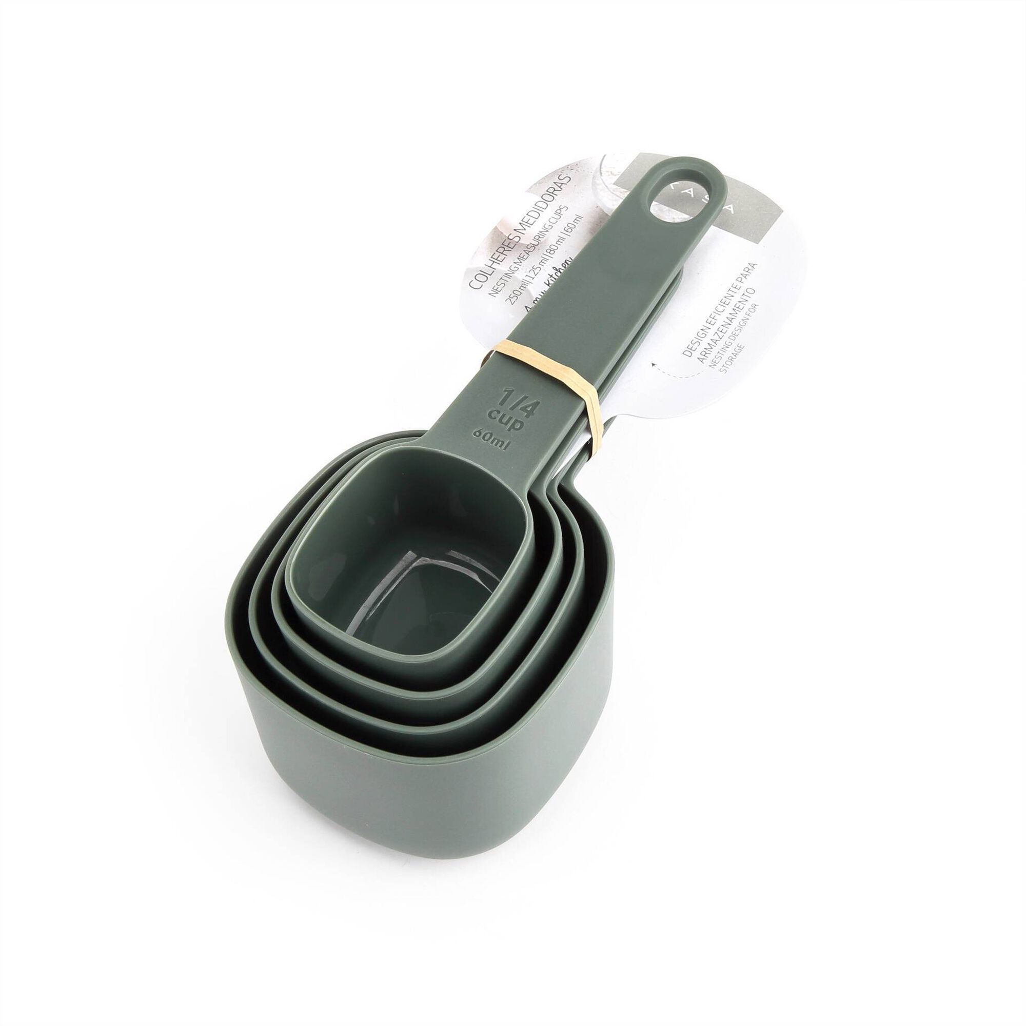 Conjunto 4 Colheres Medidoras 4 My Kitchen