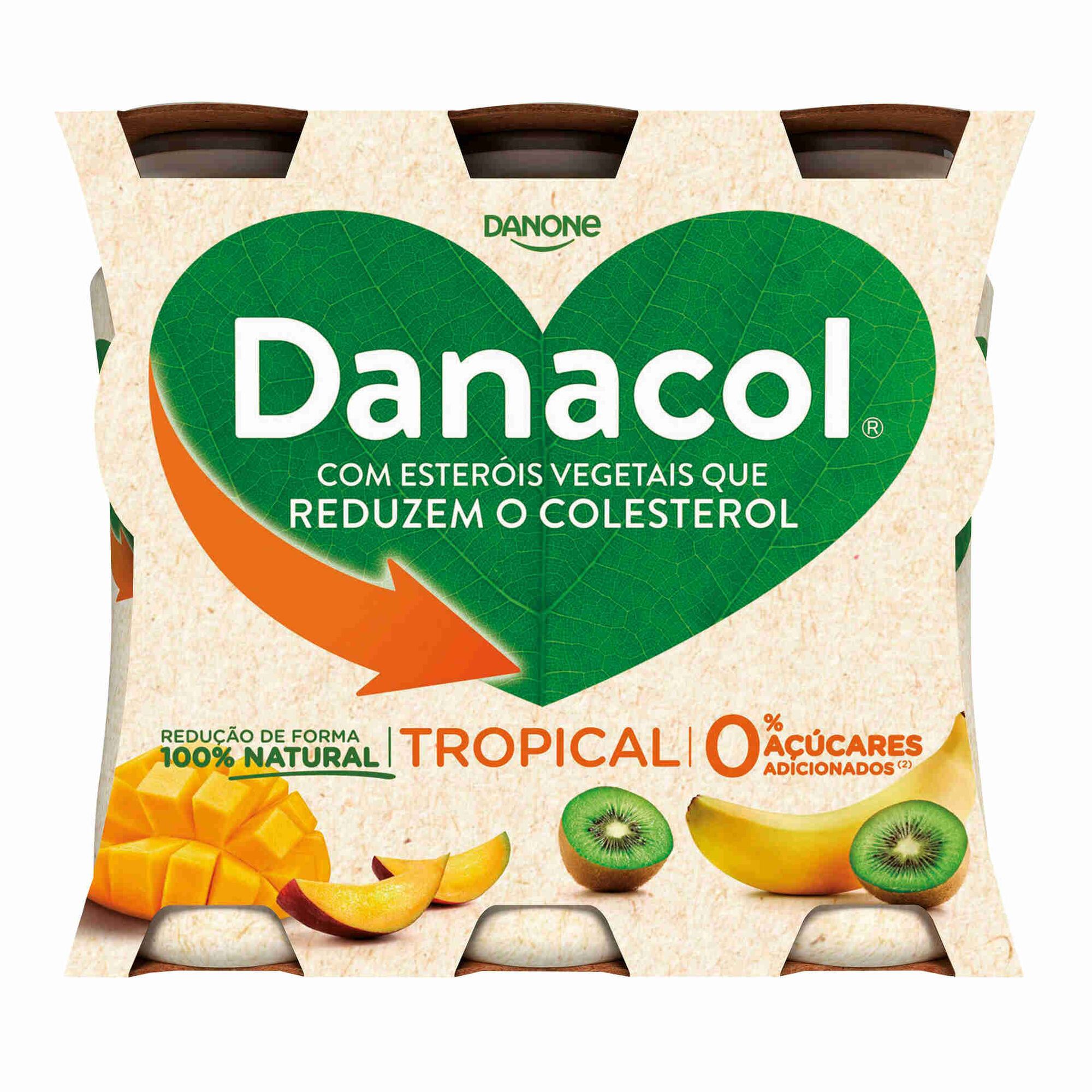 Iogurte Líquido Reduz Colesterol Frutos Exóticos, , hi-res